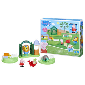 Hasbro Peppa va al zoológico Speelset