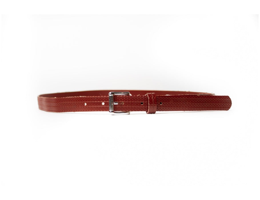 Bendl Belt Fire manguera de plata roja 2x85 cm (damas)