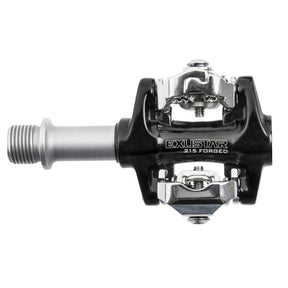 Exusar E-PM215 SPD Pedal de plata negra